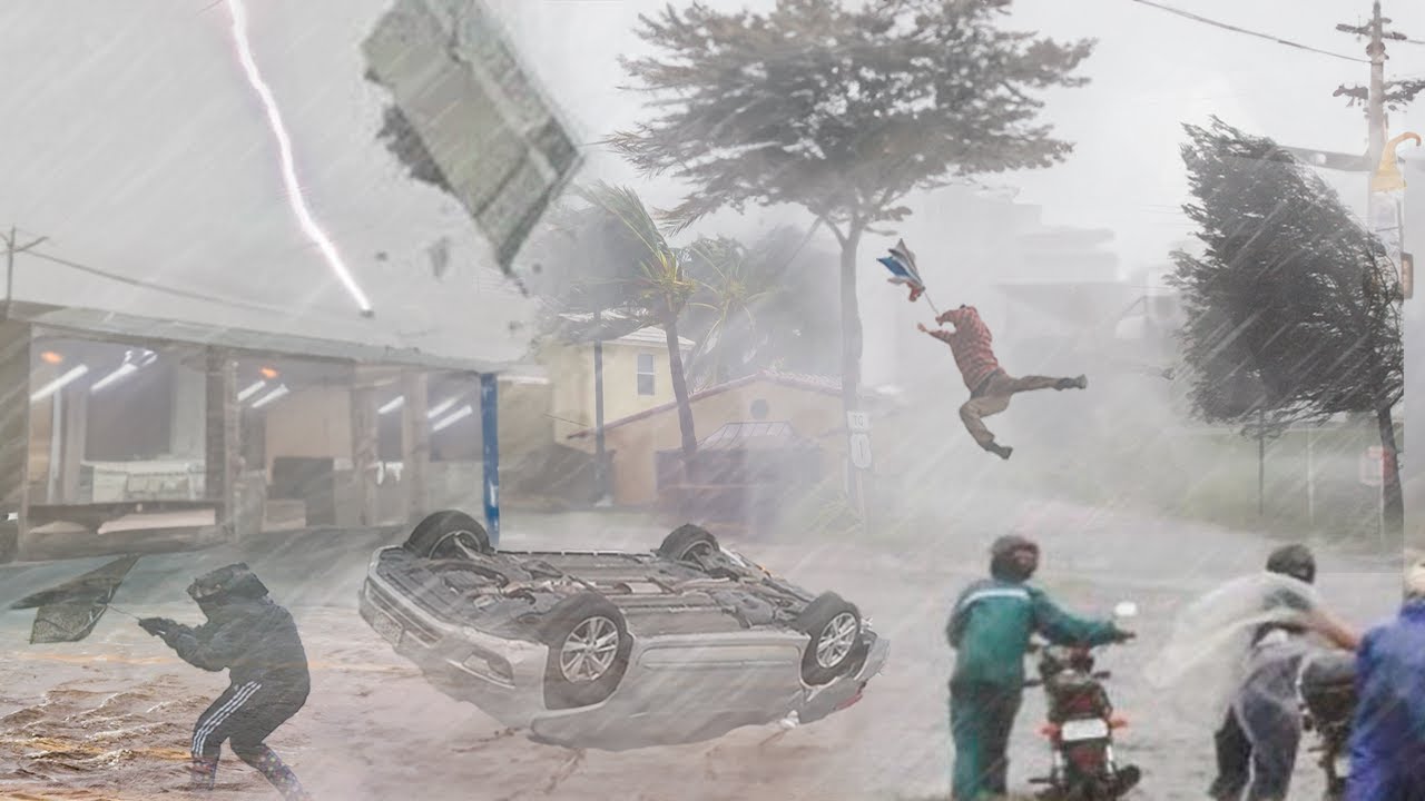 evacuation-of-the-population-in-japan-tropical-storm-lan-hit-kyoto