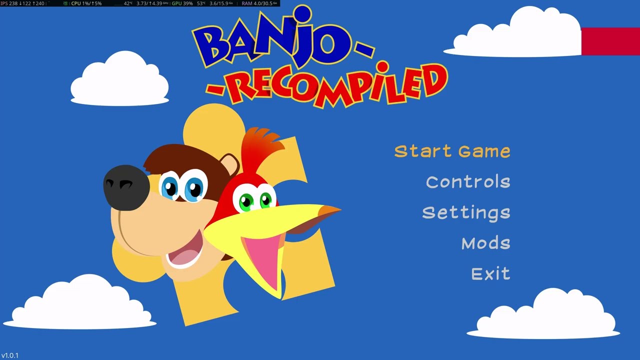 Banjo-Kazooie PC PORT (HD RE-TEXTURED) / CachyOS (Linux Gaming) / RX 9070 XT / 4K