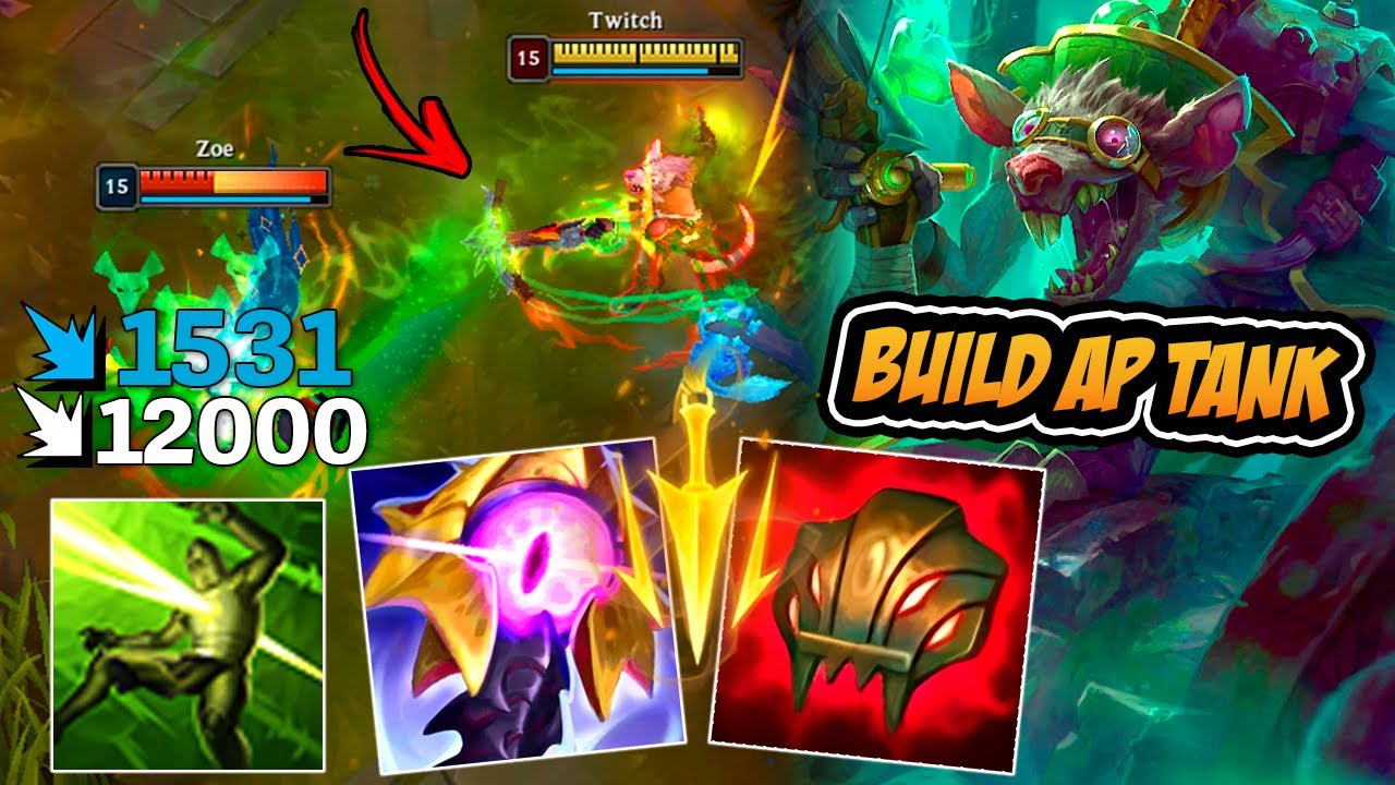 ESSA BUILD BIZARRA DO TWITCH AP TANK FAZ O VENENO DELE FICAR ABSURDO ...