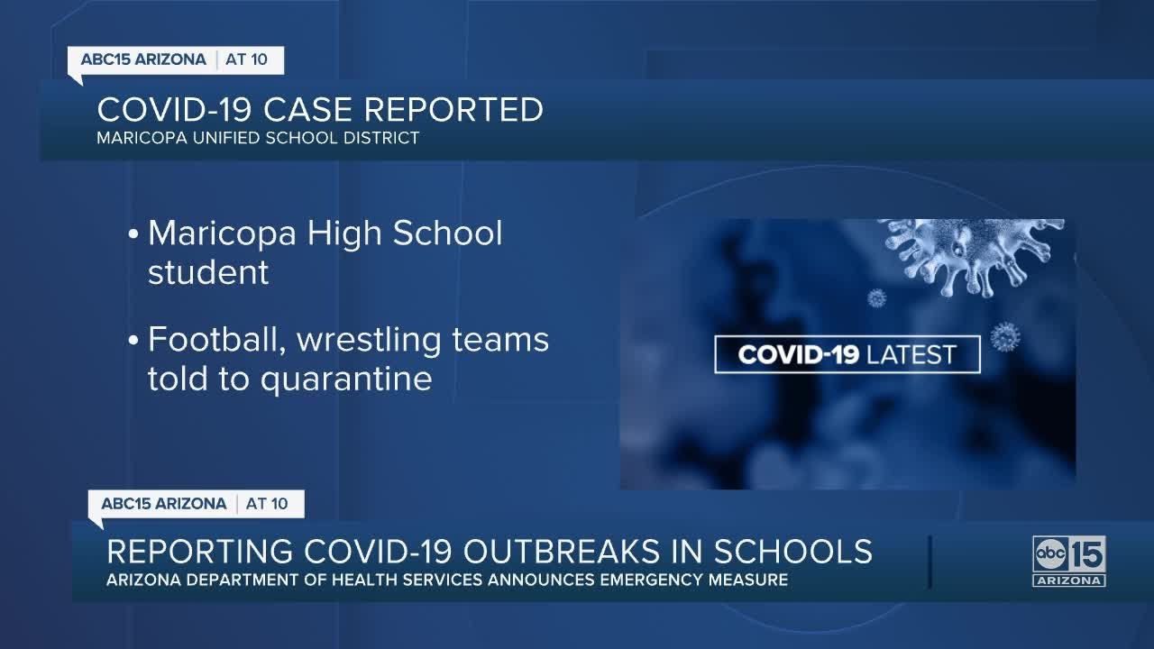 Maricopa High School student tests positive for COVID-19 - YouTube