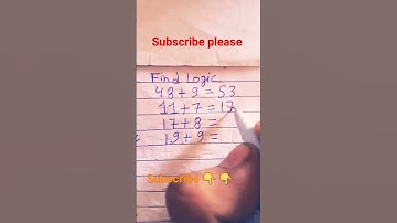 math puzzle shorts video find Logic #math #test #logical #tricks #youtubeshorts #viral #subscribe