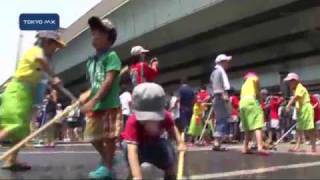架橋100年を前に　日本橋を「丸洗い」