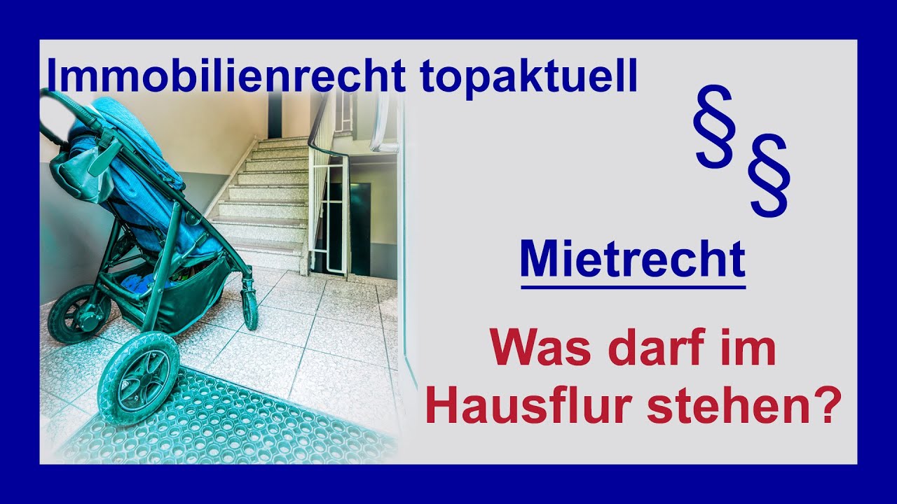 Was darf ins Treppenhaus? Kinderwagen, Rollator, Fahrrad, E-Bike, etc.? |  Tutorial