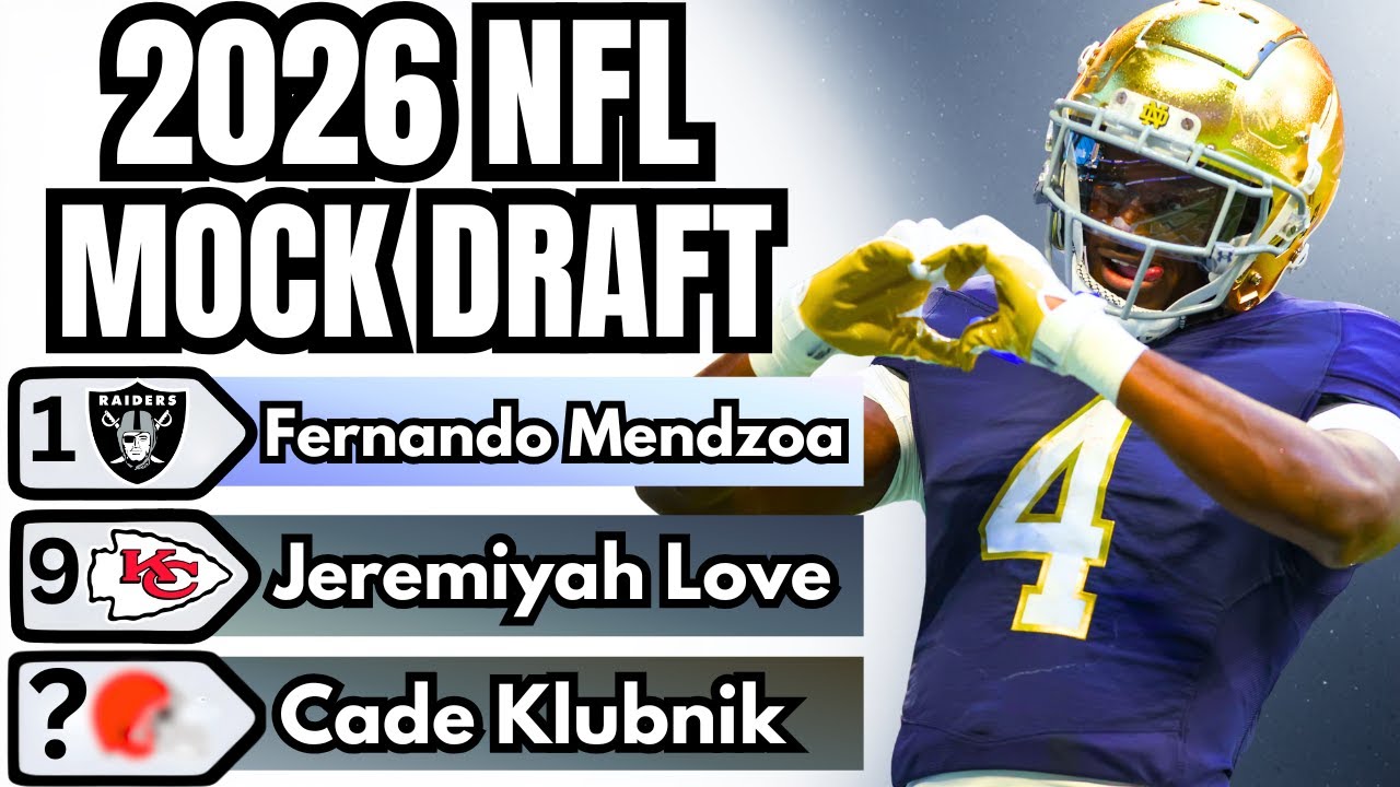 2026 NFL Mock Draft 7 Rounds - Patrick Mahomes Gets HELP! Bo Nix RELOADS For Super Bowl Run