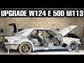 W124 E500 M113 V8 Paintjob Brutal Power - Cold Engine 275/35/R18 New Tires (Coming Soon)