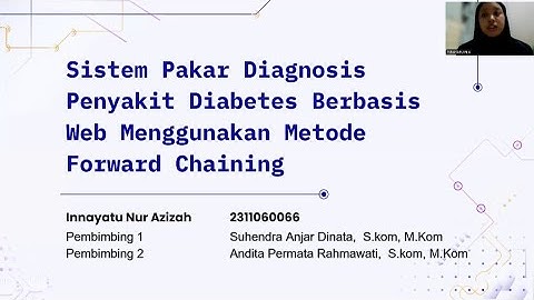 Sistem pakar dignosis diabetes berbasis web menggunakan metode forward chaining