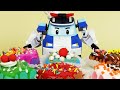 Aprender Formas | Corajoso Equipe de Regate | Fazendo Donuts | Robocar POLI TV Português