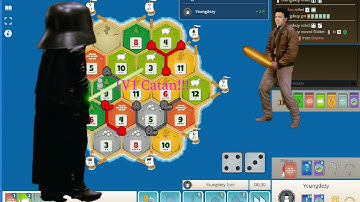 Coco Magic Plays EPIC 1v1 Settlers Of Catan!!