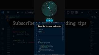 09 Premium Smooth Clock UI HTML CSS JS Animation Clean Minimal Design