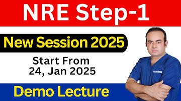 NRE Step-1 Session 2025 June Attempt | PMDC NRE-1