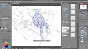 CLIP STUDIO PAINT Demo with Asim Steckel