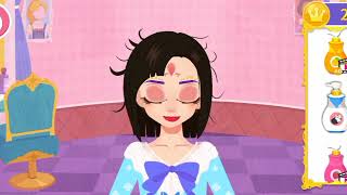 PUTRI SALJU PERGI KE SALON KECANTIKAN #bermainsambilbelajar #gameanak #babybus #elsafrozen screenshot 3