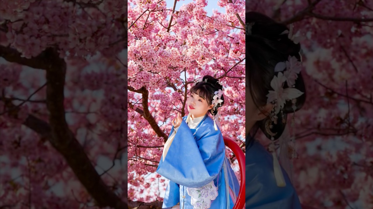 Take a picture of beautiful lady with Cherry Blossom 2025 #streetphotography #japan