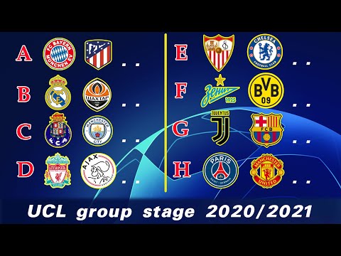 ผลจับสลากยูฟ่าแชมเปี้ยนส์ลีก2020/2021 UEFA Champions League group stage2020/2021