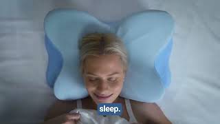 Derila Ergo Cervical Neck Pillow for Sleeping Pillow Contour Memory Foam Pillows for Back,