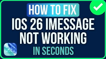 iOS 26 IMESSAGE NOT WORKING [FIXED] | Fix iMessage Not Working After Update