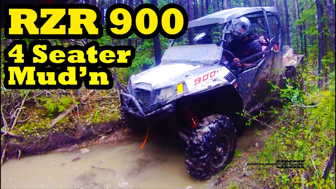 4 Seater RZR 900 XP Walker Evans - Mudding - YouTube