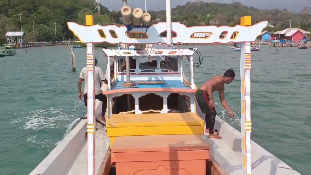 TEST DRIVE PERAHU KAYU LUNAS PANJANG 13M/dengan mengunakan mesin mobil ps125