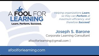 Foolish Thoughts #306:  Performance Based Learning Objectives Level Two Wealth