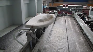 Surfboard processing #surfboardsn#woodmachine #cncmachine #cncmill  #manufacturing #cnc#cncrouter