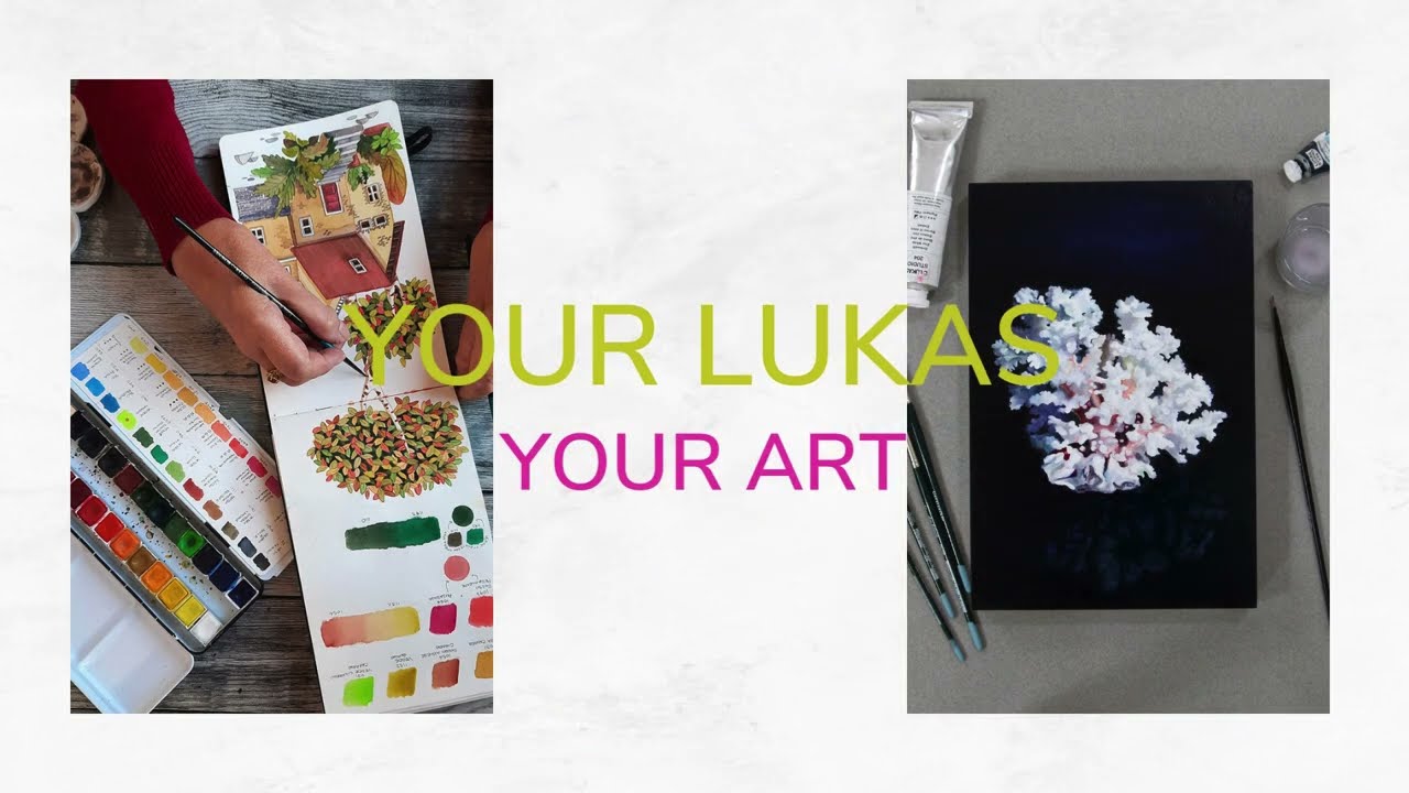 ARTWORKS WITH LUKAS FARBEN COLORS