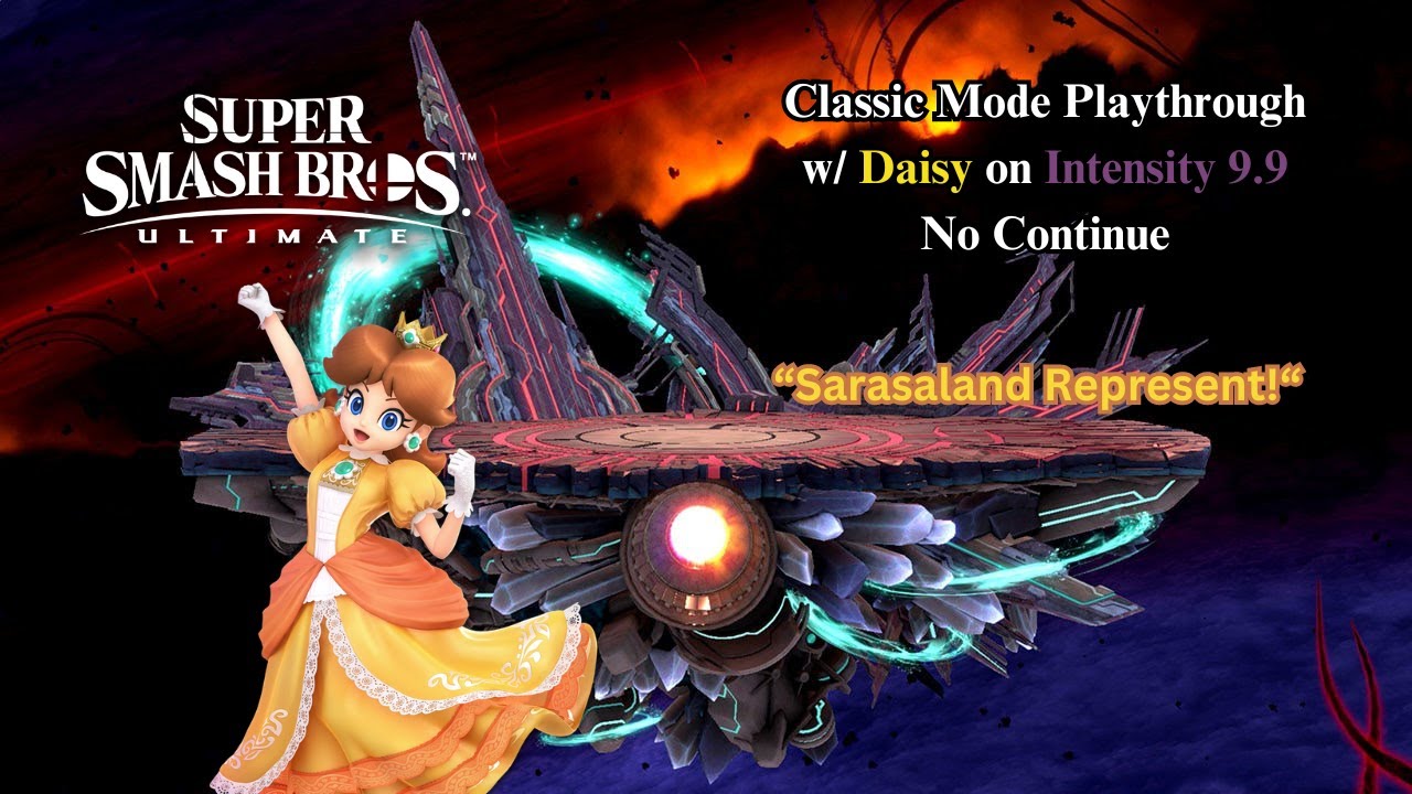 Super Smash Bros. Ultimate Classic Mode w/ Daisy on Intensity 9.9 (No Continue) YouTube