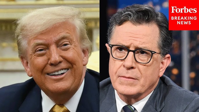 Trump Dunks On Stephen Colbert After Shock Cancelation Of 'The Late Show' By CBS - YouTube