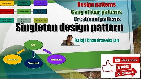 Learn the Singleton design pattern (Creational - GOF) and its implementations in Java