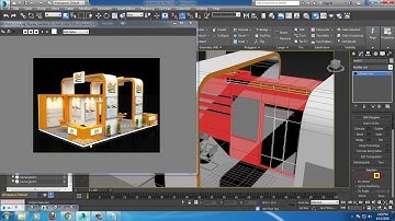 Tutorial on Modeling & Texturing a 3d stall in 3dsmax using Vray ( Part 4)