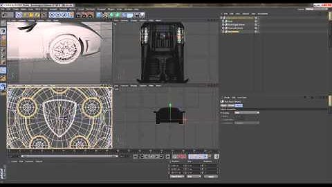 Cinema 4D Tutorial   Texturing and Animating a Car Model   Part 1 SD clip4