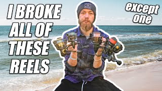 I BROKE ALL of these Surf Fishing Reels EXCEPT This ONE! - Long Island -  Smooch and Release 