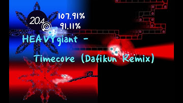 [ADOFAI/Lv20.4]Timecore(Dafikun Remix) Normal Clear