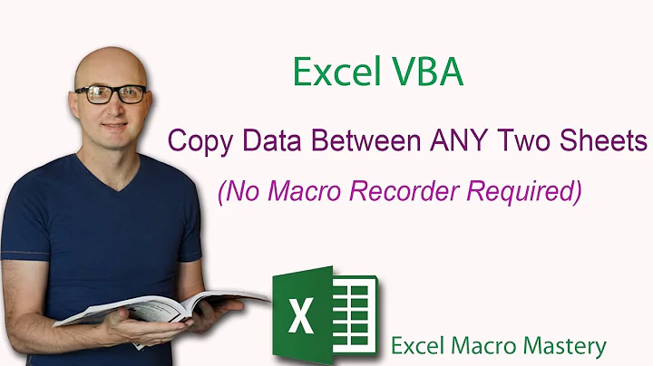 Excel VBA: Copy Data Between ANY Two Sheets