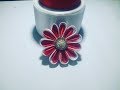 Tutorial Kanzashi Merah Putih