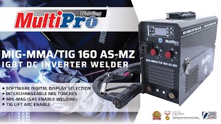 Mesin Las 3 in 1, MIG-MMA/TIG 160 AS-MZ #welding #mesinlas #weldingmachine #multipro #semuajadimudah