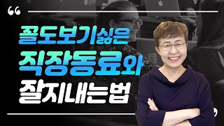 직장인의 사내 인간관계 - 꼴도 보기 싫은 직장동료와 잘 지내는 법