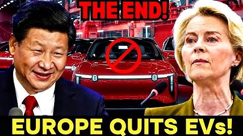 Europa geeft nederlaag toe, stopt elektrische auto