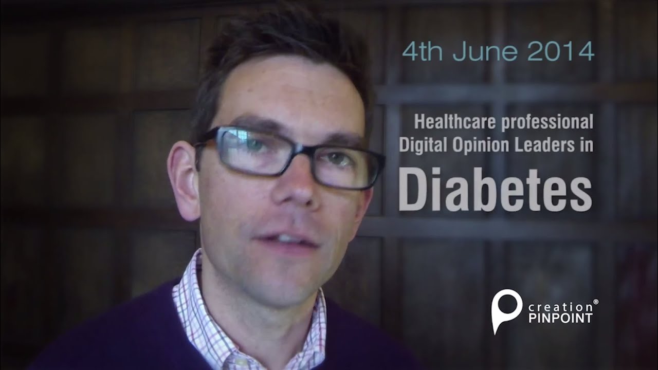 Webinar invitation for "Digital Opinion Leaders in Diabetes: The Worldwide HCP Social Media Study"