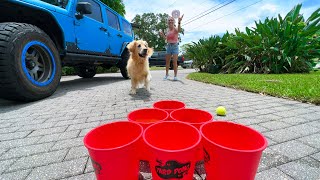 PLAYING SUMMER OUTDOOR GAMES WITH OUR PETS! (Super Cooper Sunday 350)