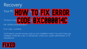 How to Fixed Error Code 0xc000014c Windows 10 [SOLVED] [BCD Error code: 0xc000014c]