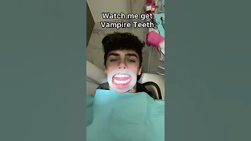 Getting Permanent Vampire Teeth Orthodontist Reacts 
