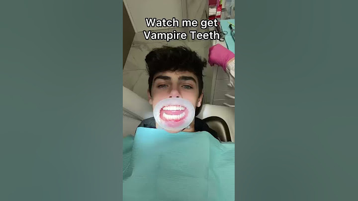 Getting Permanent Vampire Teeth?! Orthodontist Reacts!