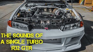 R32 GTR SINGLE TURBO SOUNDS!!!