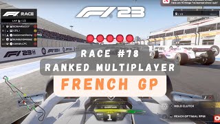 F1 23 Online Gameplay - Ranked Multiplayer @ French GP | Race 78