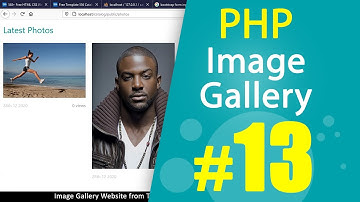 PHP Image gallery website from HTML template Tutorial Part13 | MVC OOP | Quick programming