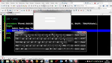Delphi Trick 013 - Use Keyboard keys