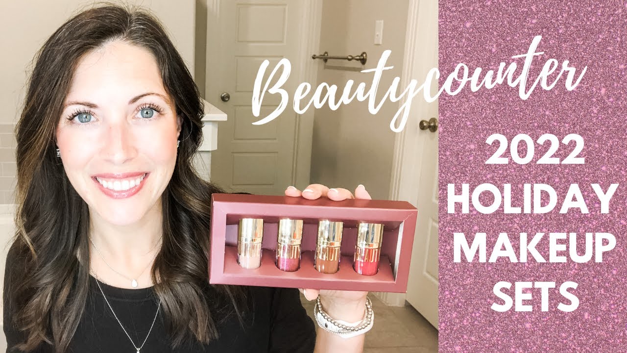 Beautycounter Makeup Sets Shade Swatching + Try Ons Holiday 2022