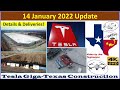 Tesla Gigafactory Texas 14 January 2022 Cyber Truck & Model Y Factory Construction Update (07:45AM)