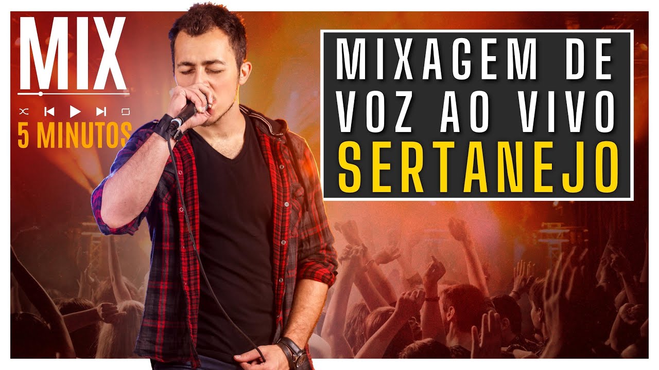 Efeito de REVERB e DELAY nas MIXs ao vivo dos Sertanejos