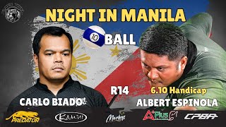 Carlo Biado VS Albert Espinola (6.10) | Night In Manila | Race 14